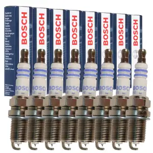 8x BOSCH FR8DPP33+ 0242230500 Zündkerze MERCEDES W140 R129 400-60 AMG M119 004159190326