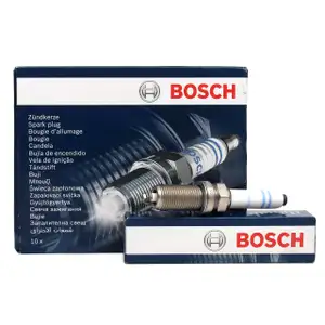 BOSCH 0241245673 Zündkerze DOPPELPLATIN für AUDI SEAT SKODA VW 1.8/2.0 TFSI