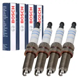 4x BOSCH ZR6SII3320 0242140521 Zündkerze CITROEN PEUGEOT 308 II 508 II 1.6 PureTech