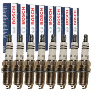 8x BOSCH FR8DC+ 0242229659 Zündkerze MERCEDES-BENZ W124 W210 W140 R129 M119