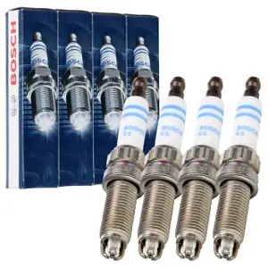 4x BOSCH 0242140560 ZGR6STE2W Zündkerze BMW 1er E81-88 3er E90-93 5er E60 E61 N43