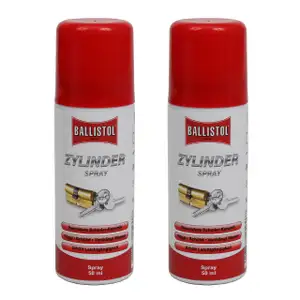 2x 50ml BALLISTOL Schlossöl Pflegespray Keramik-Zylinderspray f. Schlösser