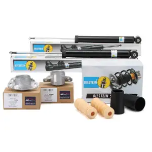 2x BILSTEIN B4 Stoßdämpfer + Staubschutz + Domlager SKODA Fabia I Combi hinten