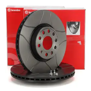 Brembo MAX LINE Bremsscheiben Satz AUDI A3 8P 8V Q3 VW Golf 5 6 7 Passat B6 B7 B8 vorne