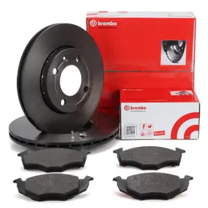 BREMBO Bremsscheiben + Beläge SEAT Arosa VW Lupo Polo 6N1 6N2 vorne