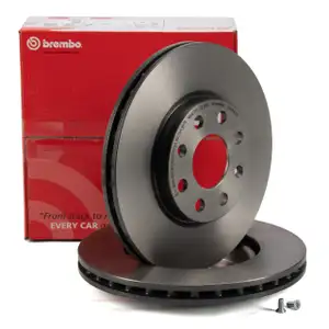 BREMBO Bremsscheiben Satz FIAT Punto (199_) OPEL Adam 14 Zoll Corsa D E vorne