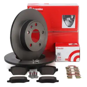 BREMBO Bremsscheiben + Beläge OPEL Astra G H Combo Corsa C Zafira A B hinten