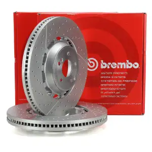 BREMBO 09.C127.33 Bremsscheiben Satz MERCEDES W222 A217 C217 63/65AMG vorne 2224212612