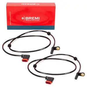 2x BREMI 50499 ABS Sensor Raddrehzahl MERCEDES C-Klasse W204 S204 hinten 2045400317