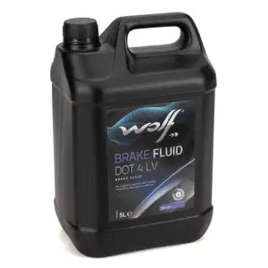 5L 5 Liter WOLF BRAKE FLUID DOT 4 LV Bremsflüssigkeit Brake ISO 4925 FMVSS 116 TL 766-Z