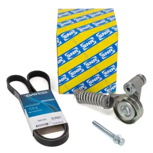 DAYCO 5PK1360 Keilrippenriemen + SNR Riemenspanner OPEL Corsa C Meriva A 1.2 1.4