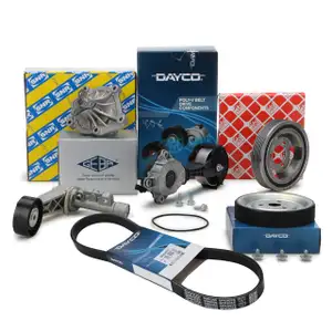 DAYCO Keilrippenriemen Wasserpumpe Rollen Riemenscheibe CITROEN MINI PEUGEOT 95-211 PS