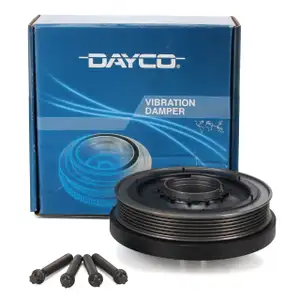 DAYCO Riemenscheibe Kurbelwelle + Schrauben BMW E81-88 E90-93 E60 E61 X1 E84 X3 E83 N47