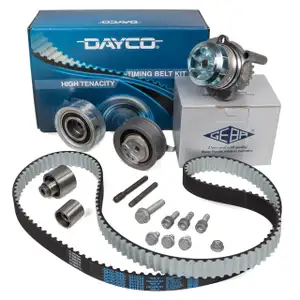 DAYCO Zahnriemensatz + GEBA Wasserpumpe VW Golf 6 Passat B7 Polo 5 T5 T6 1.6/2.0 TDI