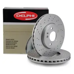 DELPHI Bremsscheiben Satz MERCEDES W176 W246 C117 X117 X156 vorne 2464212512