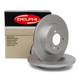 DELPHI BG4807C Bremsscheiben Satz NISSAN Qashqai 2 (J11_) hinten