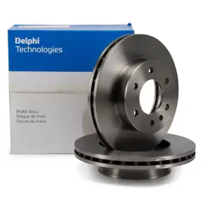 DELPHI Bremsscheiben Satz MERCEDES Sprinter (906) VW Crafter 30-35 30-35 (2E_ 2F_) vorne