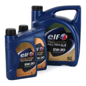 7L 7 Liter elf Evolution Full-Tech LLX 5W-30 Motoröl Öl VW 504/507.00 MB 229.51