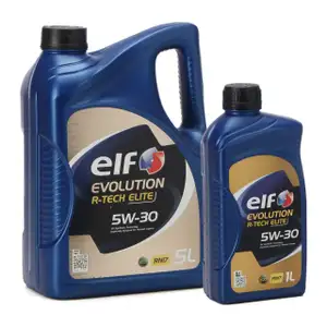 6L 6 Liter elf Evolution R-TECH ELITE 5W-30 5W30 Motoröl Öl C3 Renault RN17