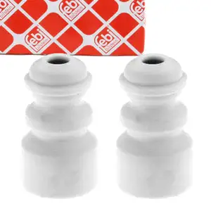 2x FEBI 18381 Anschlagpuffer Gummianschlag Gummilager VW Polo 6V Hinterachse 6K0512131B