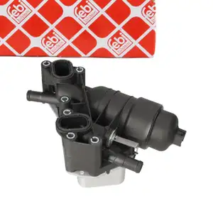 FEBI 186271 Ölkühler + Ölfilter + Gehäuse RENAULT Megane 3 4 Scenic 3 4 Talisman 1.6 dCi