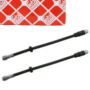 2x FEBI 28196 Bremsschlauch Bremsleitung AUDI A4 (8E B6 B7) (8K B8) SEAT Exeo (3R) vorne