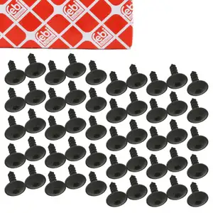 50x FEBI Befestigungsclip Klemmscheibe Unterbodenschutz AUDI SEAT SKODA VW N90974701