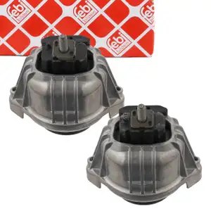 2x FEBI Motorlager Hydrolager BMW 1er E81-88 3er E90-93 X1 E84 M47 N47 links + rechts