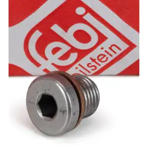 FEBI 101021 Ölablassschraube M10 für AUDI SEAT SKODA VW N90281802 / N90281803