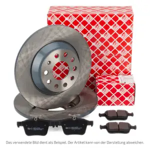 FEBI Bremsscheiben + Bremsbeläge MAZDA CX-5 (KE, GH) bis 11.2014 / Fgst.-Nr. 340935 hinten