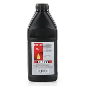 1L 1 Liter FERODO FBC100 Bremsflüssigkeit Kupplungsflüssigkeit DOT 3