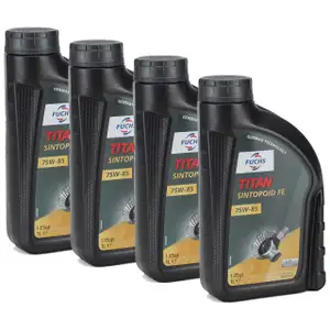 4L 4 Liter FUCHS TITAN SINTOPOID FE SAE 75W-85 Achsöl Achsgetriebeöl API GL-5