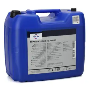 20L 20 Liter FUCHS TITAN SINTOPOID FE 75W-85 Achsöl Achsgetriebeöl API GL-5