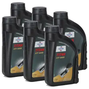 6L 6 Liter FUCHS TITAN ATF 6008 Getriebeöl Automatikgetriebeöl VW BMW ZF