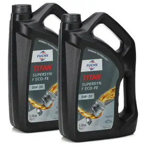 10L 10 Liter FUCHS TITAN SUPERSYN F ECO-FE 0W-30 0W30 Motoröl Öl FORD WSS-M2C950-A