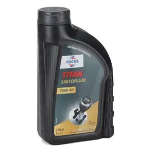 1L 1 Liter FUCHS TITAN SINTOFLUID SAE 75W80 Getriebeöl Schaltgetriebeöl API GL-4