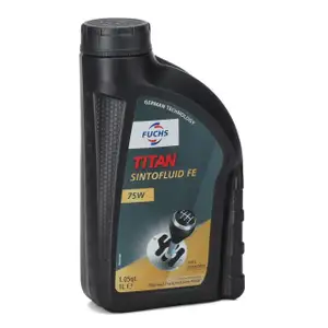 1L 1 Liter FUCHS TITAN SINTOFLUID FE 75W Getriebeöl Schaltgetriebeöl API GL-4