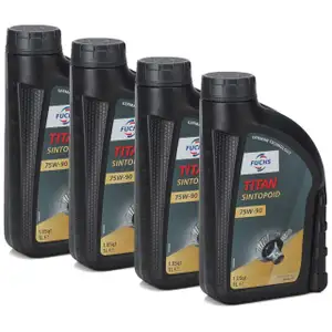 4L 4 Liter FUCHS TITAN SINTOPOID 75W-90 75W90 Getriebeöl Achsgetriebeöl API GL-5