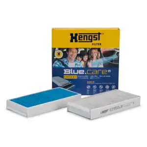 HENGST E3950LB-2 BLUE CARE Innenraumfilter Satz ANTIBAKTERIELL für BMW F45-46 X1