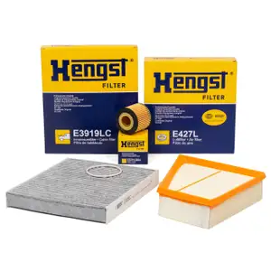 HENGST Filter-Set VW Polo (6R 6C) SEAT Ibiza 4 Toledo 4 SKODA Fabia 2 Rapid Roomster 1.2