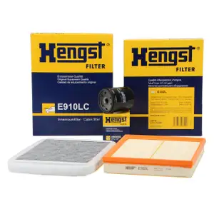 HENGST Filter-Set OPEL Astra G Zafira A 1.4/1.6/1.8/2.0 16V bis 09.2000