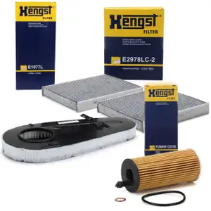 HENGST Filter-Set für BMW 5er F10 F11 F07 518d 320d 525d 530d 136-258 PS N47 N57