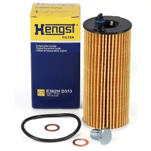 HENGST E362HD313 Ölfilter + Schraube BMW 1er 2er 3er 4er 5er 6er 7er X3 X4 X5 11428575211