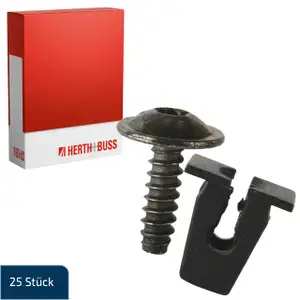 50tlg HERTH+BUSS Spreizmutter Clips + TORX Schraube Karosserie für AUDI SEAT SKODA VW