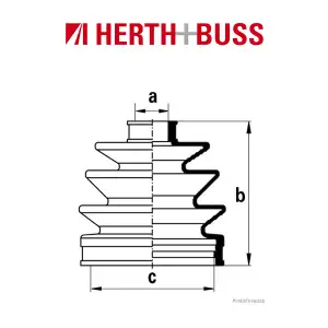 HERTH+BUSS JAKOPARTS Achsmanschetten Satz für NISSAN ALMERA PRAIRIE PRIMERA SUN