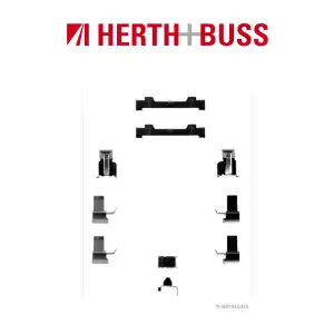 HERTH+BUSS JAKOPARTS Bremsbeläge Zubehörsatz für TOYOTA MR 2 I + II + III hinten