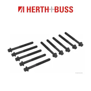 10x HERTH+BUSS JAKOPARTS Zylinderkopfschrauben NISSAN Primera X-Trail T30 T31