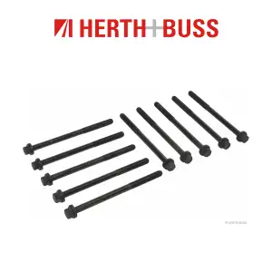 10x HERTH+BUSS JAKOPARTS Zylinderkopfschrauben HONDA Accord Civic CR-V 2.2 CTDi