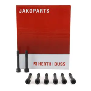 8x HERTH+BUSS JAKOPARTS Zylinderkopfschrauben DAIHATSU Cuore Move Sirion Trevis 1.0