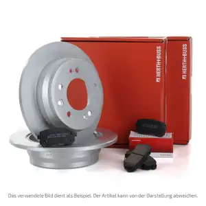 HERTH+BUSS JAKOPARTS Bremsscheiben + Beläge NISSAN Qashqai 1 (J10) J10E hinten